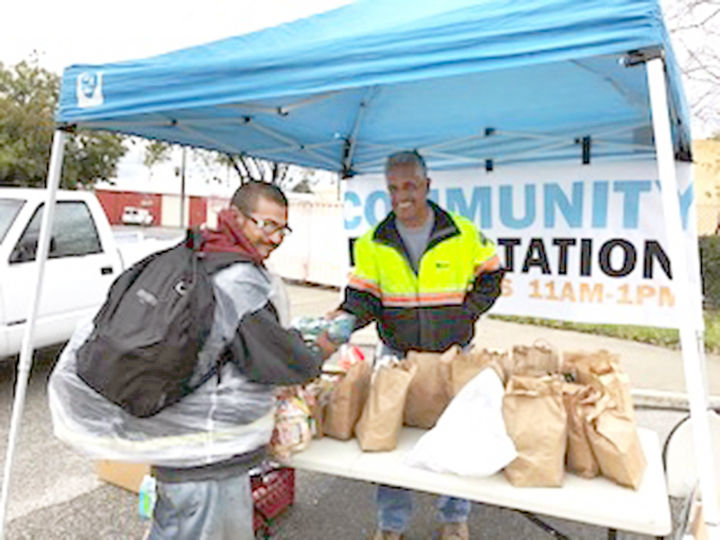 Helping the homeless during the coronavirus outbreak.